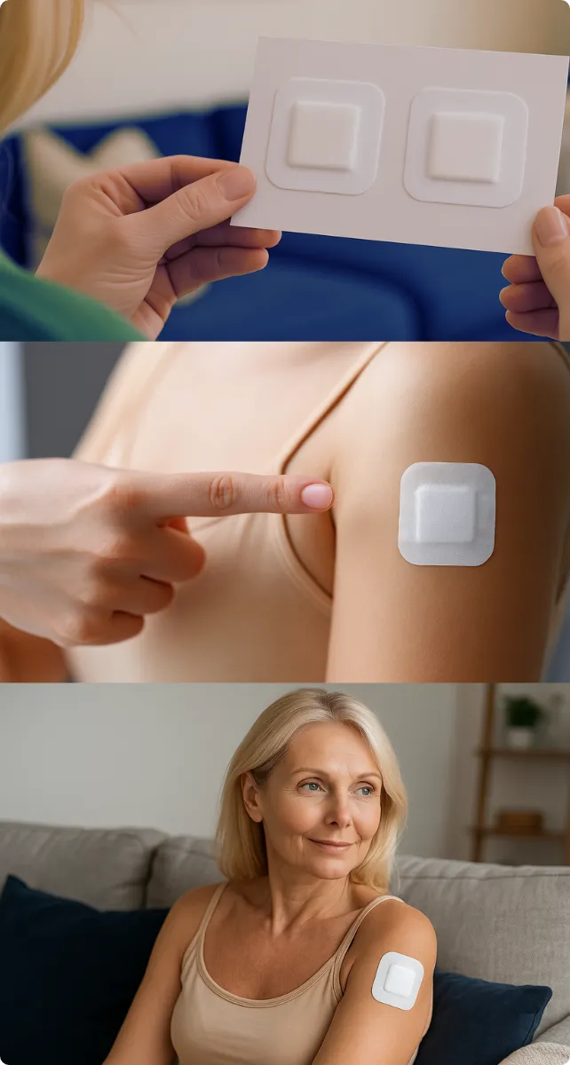 how to use Ozempatches