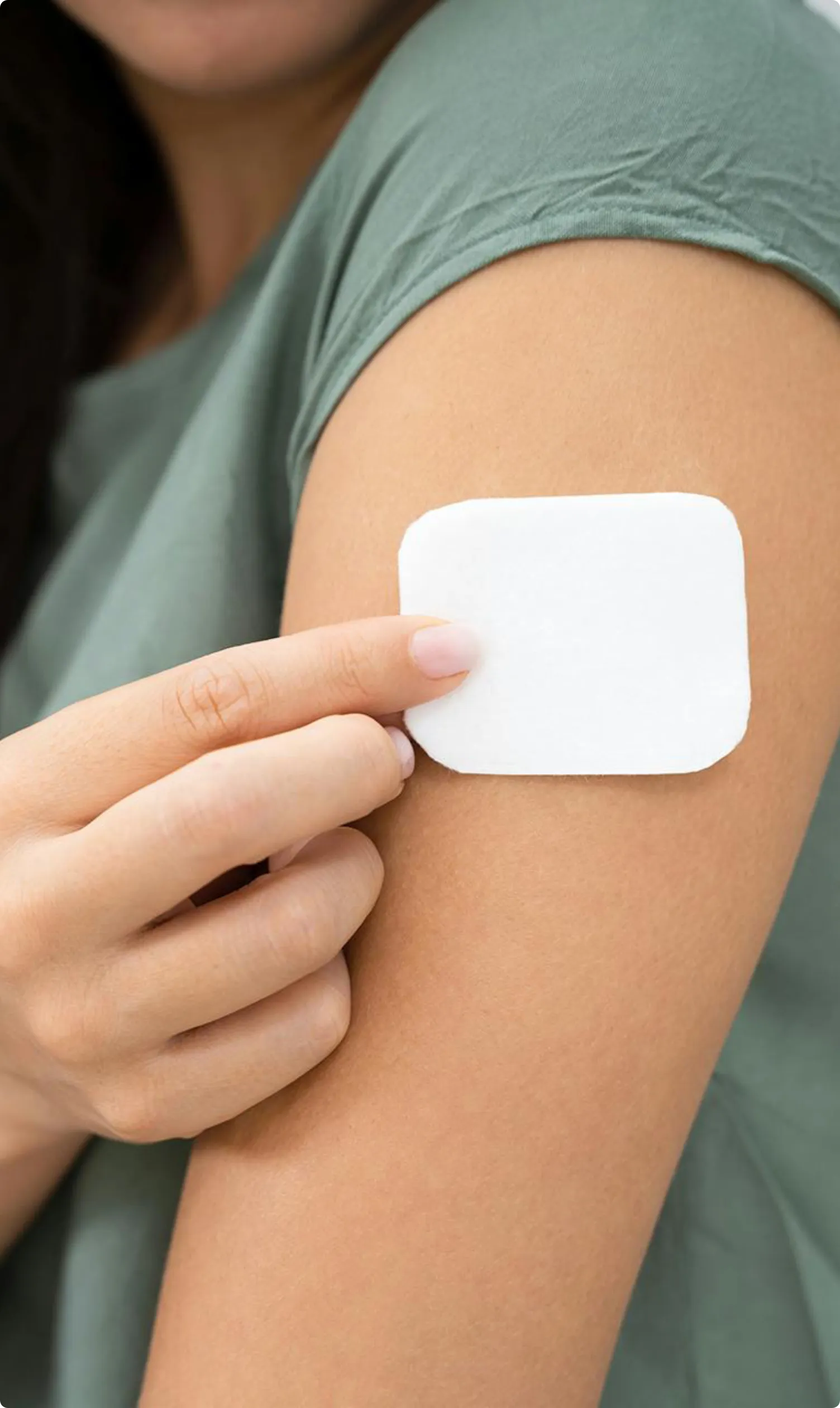 person using OzemPatch